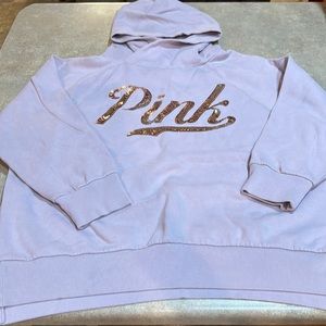 Women’s Victoria’s Secret pink hoodie, size medium